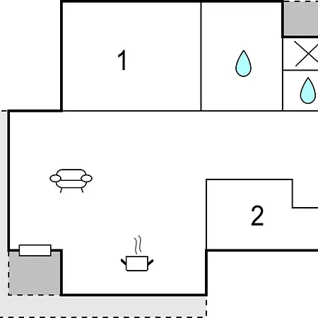 Σπίτι διακοπών Lovely In With Kitchen *